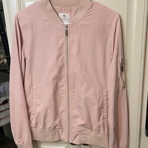 Lila Rose Light Pink Bomber Jacket